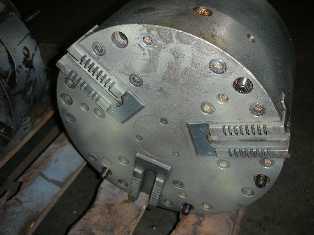 12 , 3-Jaw, FLAT BACK, AIR CHUCK