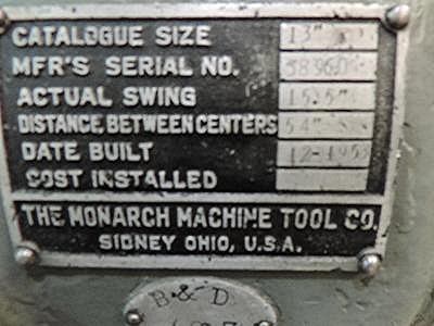13 x 54 cc, MONARCH, 1953,